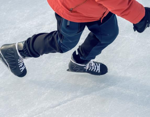 Ice skating